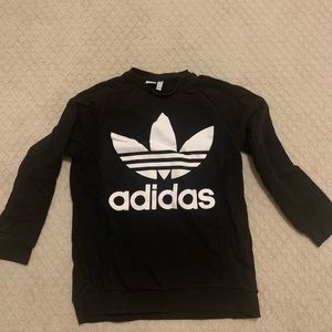 Black adidas pullover